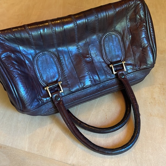 Pristine Vintage Eel skin clutch - Picture 2 of 6